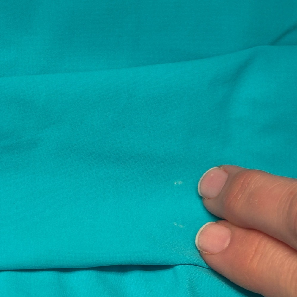 Turquoise Ruched Swimsuit - Picture 7 of 11